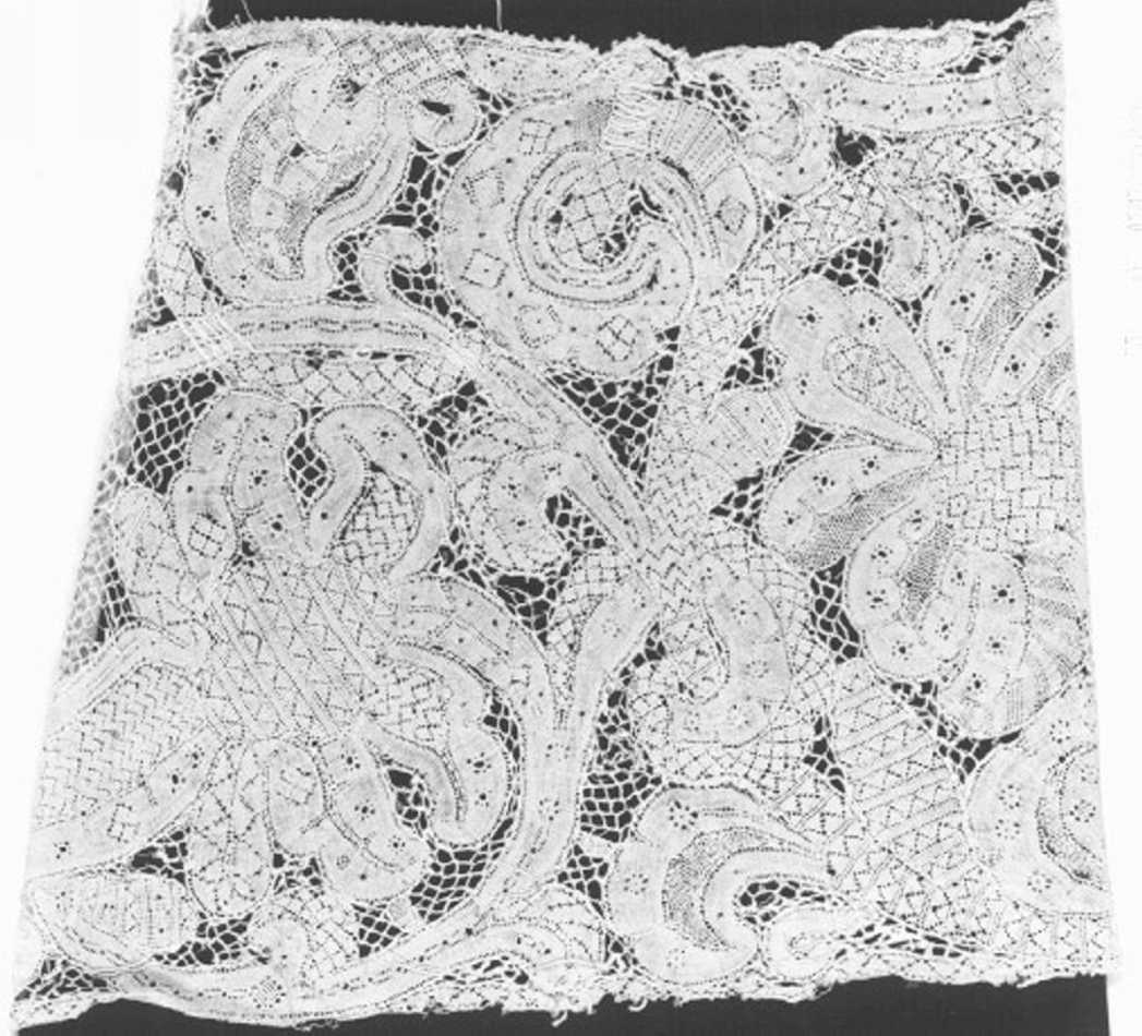 merletto - ambito veneto (ultimo quarto sec. XVII)