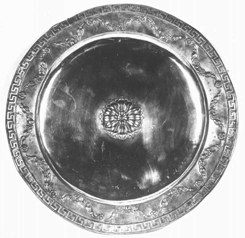 piatto - ambito veneto (ultimo quarto sec. XVIII)