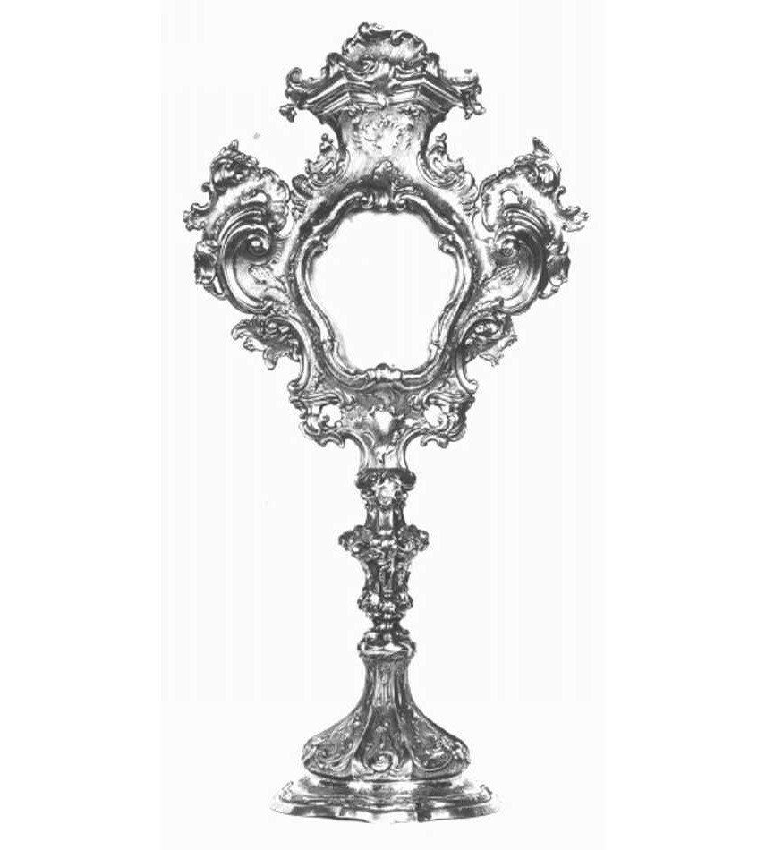 motivi decorativi vegetali (reliquiario) - ambito veneto (metà sec. XVIII)