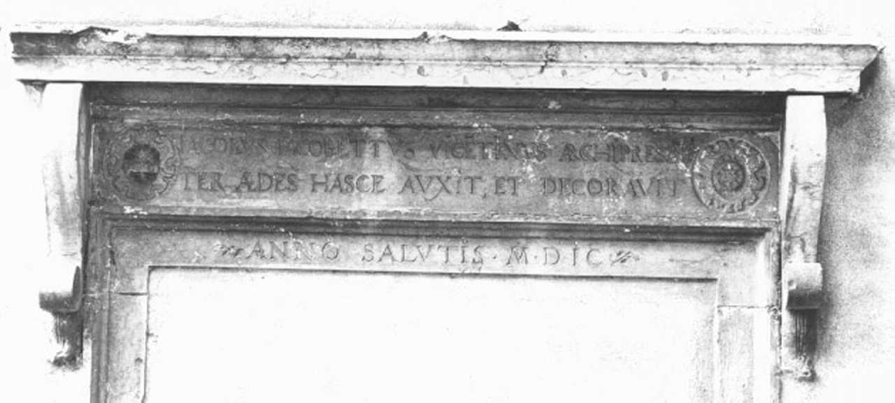 mostra di porta - ambito veneto (sec. XVI)