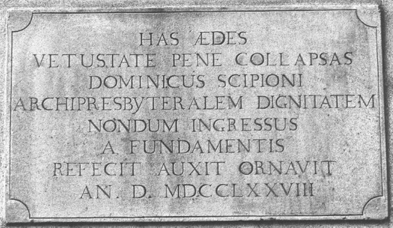 lapide - ambito veneto (sec. XVIII)