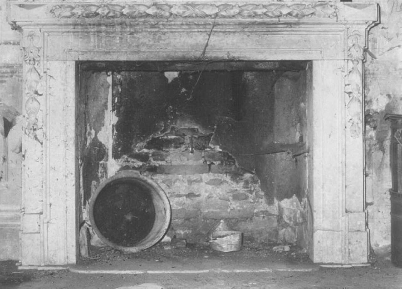 mostra di camino - ambito veronese (seconda metà sec. XVIII)