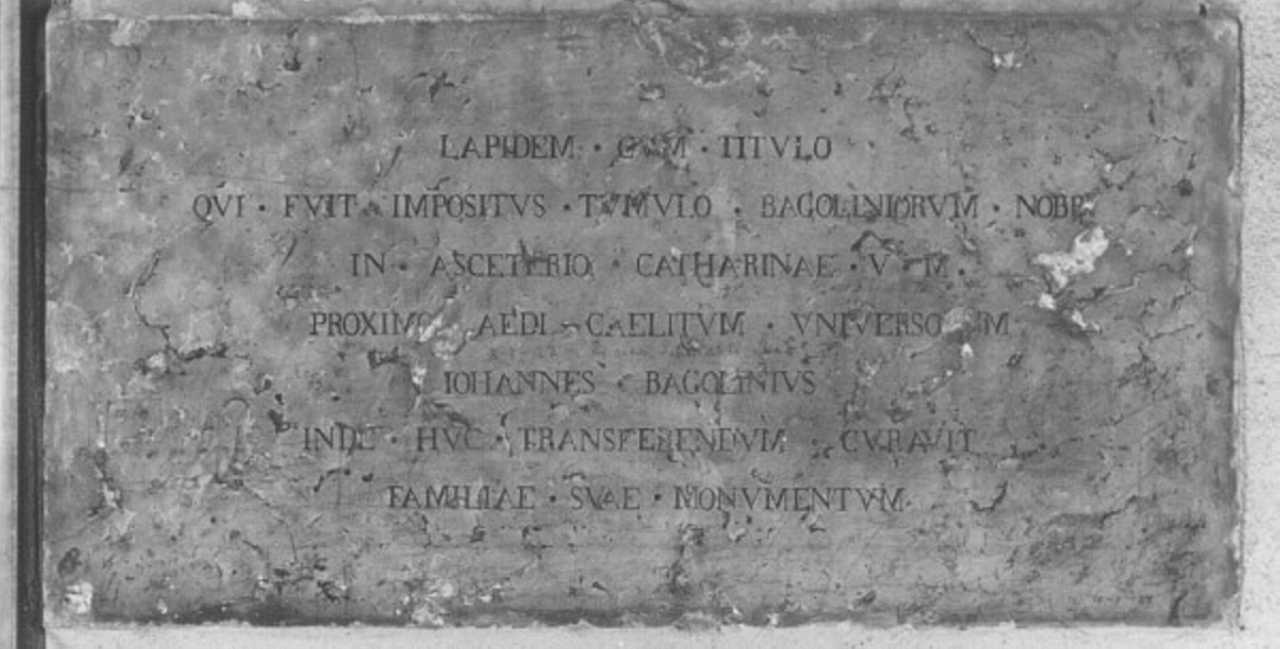 lapide - ambito veneto (sec. XVII)