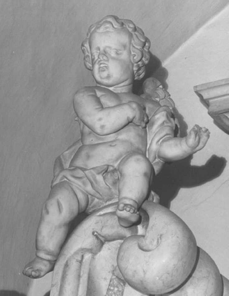angioletto (scultura, elemento d'insieme) di Aglio Domenico (sec. XVIII)
