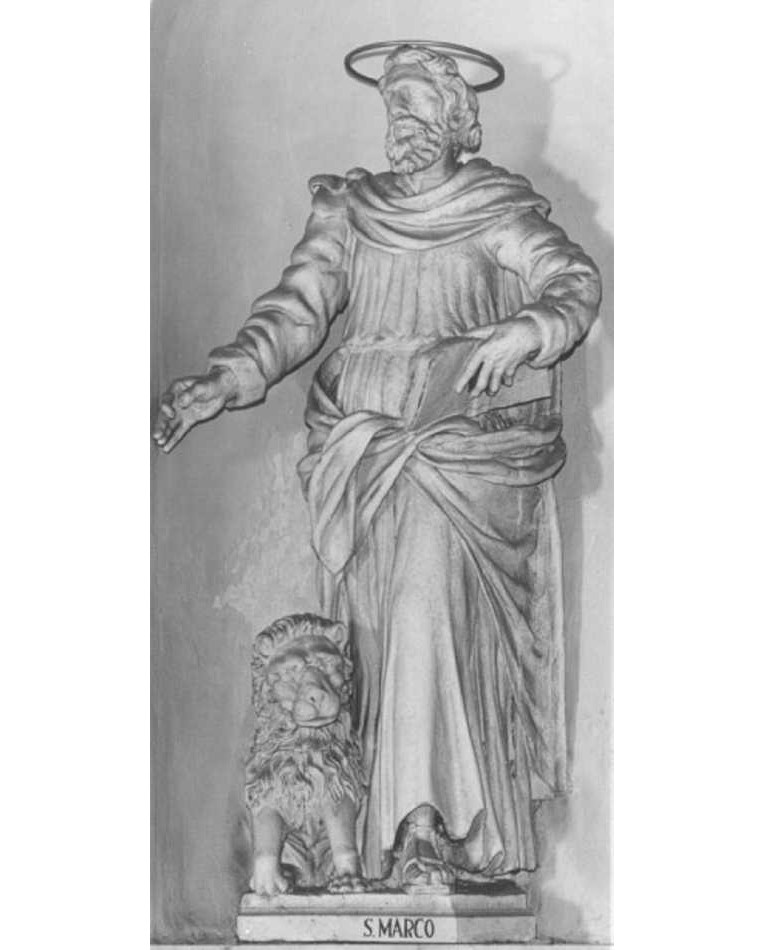 San Marco Evangelista (statua, elemento d'insieme) di Guglielmetti Carlo (sec. XVII)