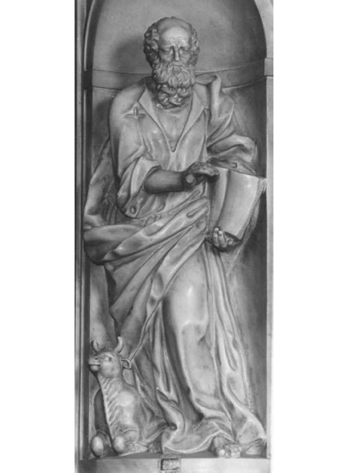 San Luca (statua, elemento d'insieme) di Marinali Angelo (sec. XVIII)