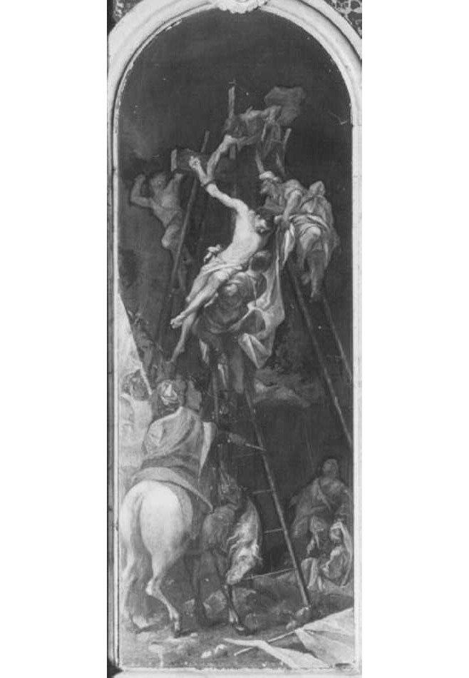 deposizione di Cristo dalla croce (dipinto, elemento d'insieme) di Perini Odoardo (sec. XVIII)