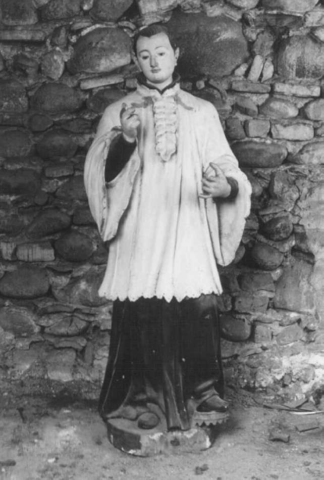 San Luigi Gonzaga (scultura) - ambito veneto (sec. XX)