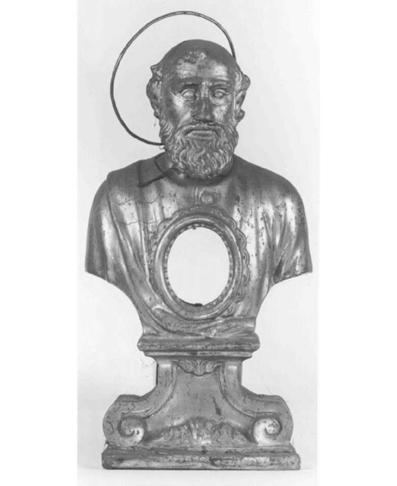 San Pietro Apostolo (reliquiario - a busto) - ambito veneto (seconda metà sec. XVIII)