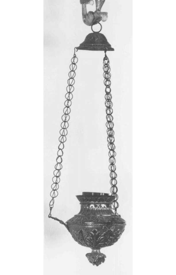 lampada pensile - ambito veneto (sec. XIX)