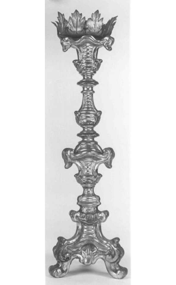 candeliere - ambito veneto (sec. XVIII)