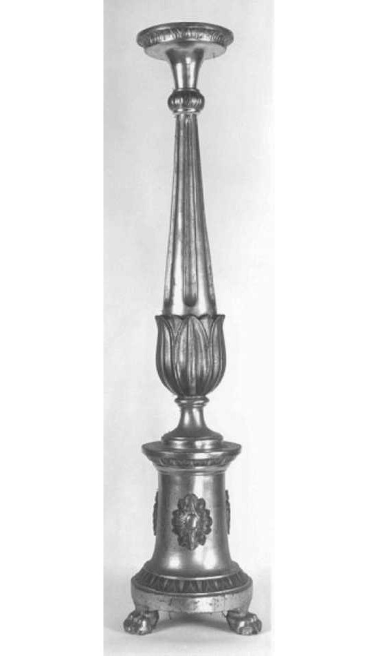 candeliere - ambito veneto (prima metà sec. XIX)