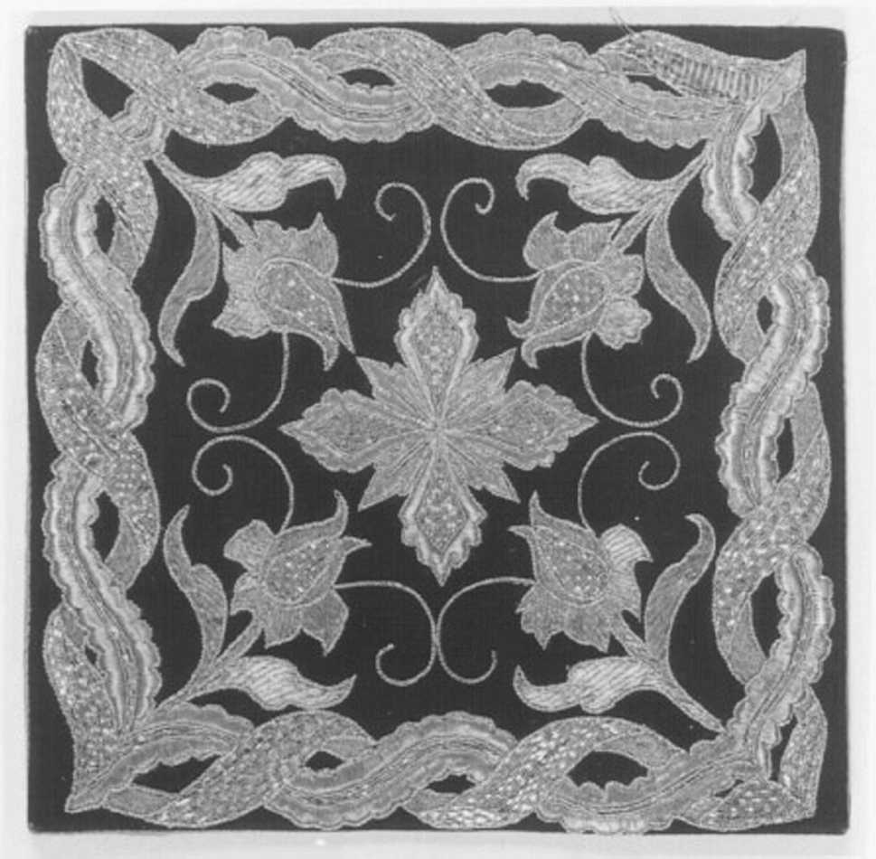 borsa, elemento d'insieme - manifattura italiana (prima metà sec. XIX)