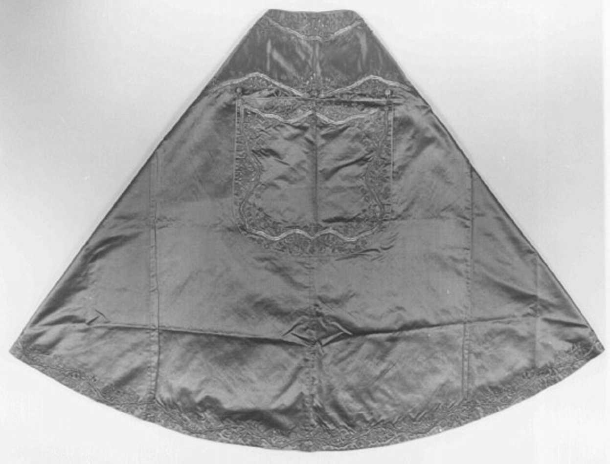 piviale, elemento d'insieme - manifattura italiana (sec. XVIII)