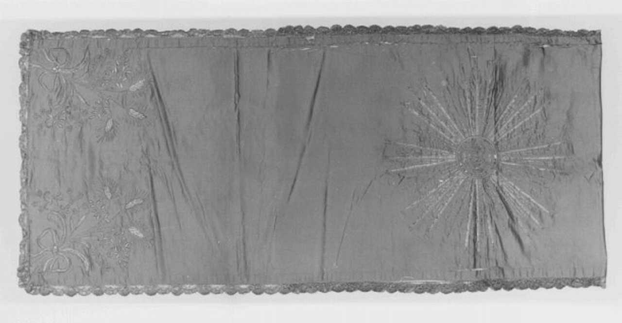 velo omerale, elemento d'insieme - manifattura italiana (sec. XVIII)