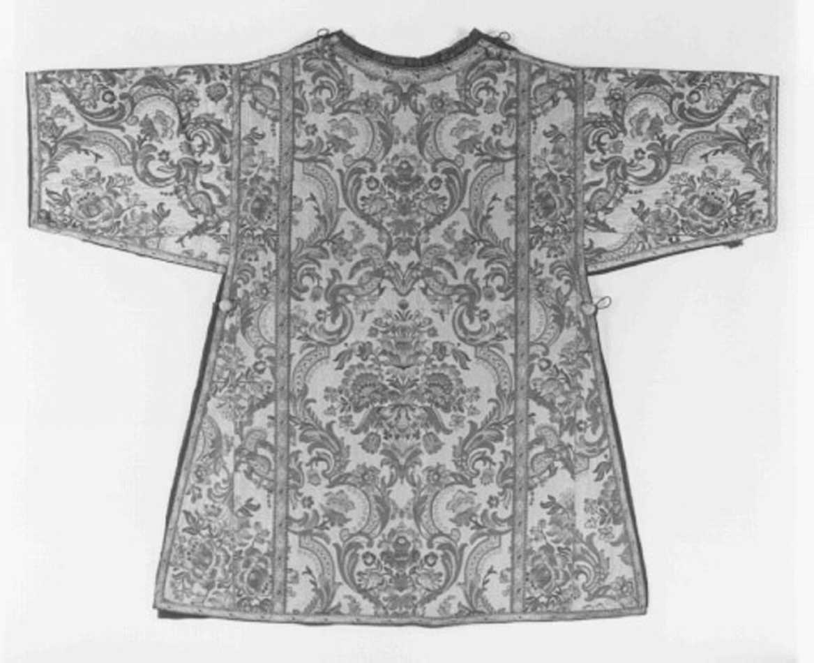 tunicella, elemento d'insieme - manifattura italiana (seconda metà sec. XVIII)