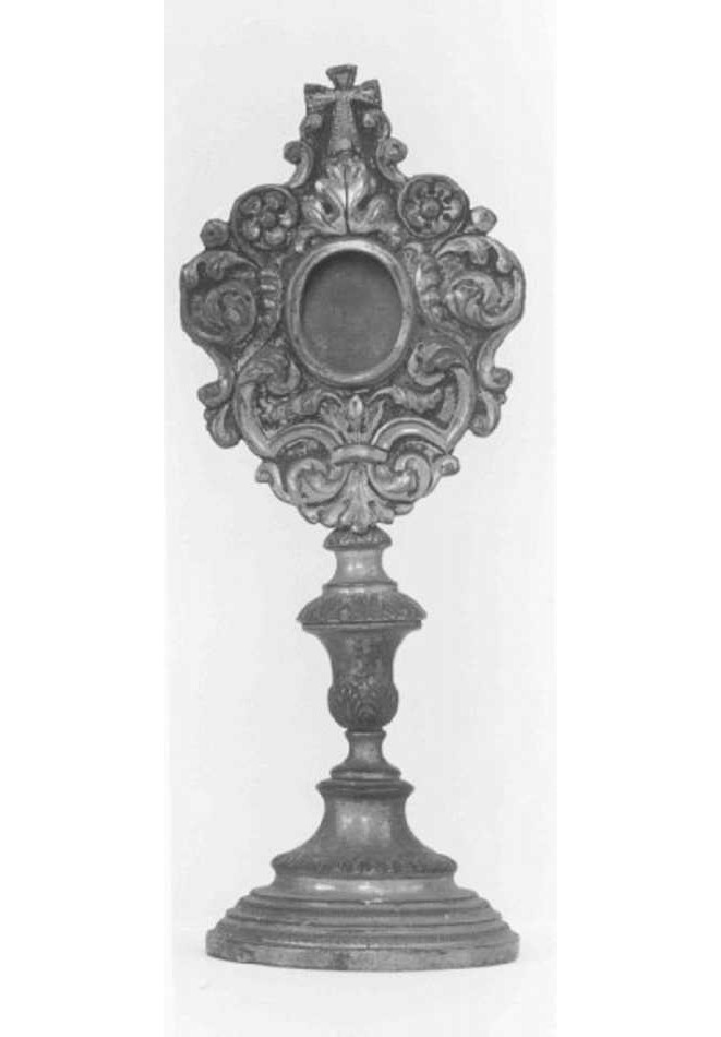 reliquiario - a ostensorio - ambito veneto (prima metà sec. XIX)