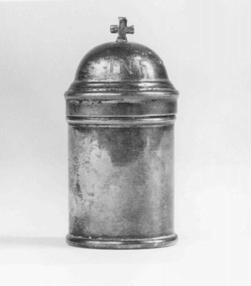 vasetti per oli santi - ambito veneto (sec. XVII)