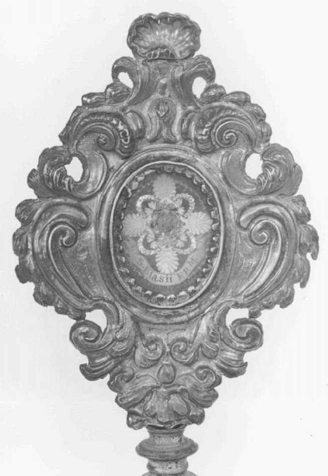 reliquiario - a ostensorio, frammento - ambito veneto (sec. XVIII)