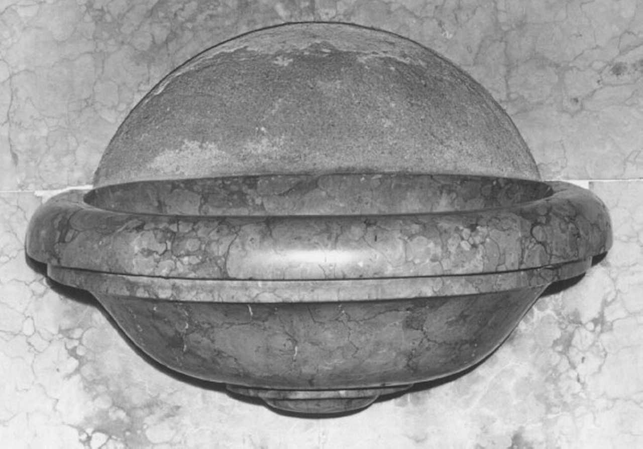 acquasantiera da parete - ambito veneto (sec. XIX)