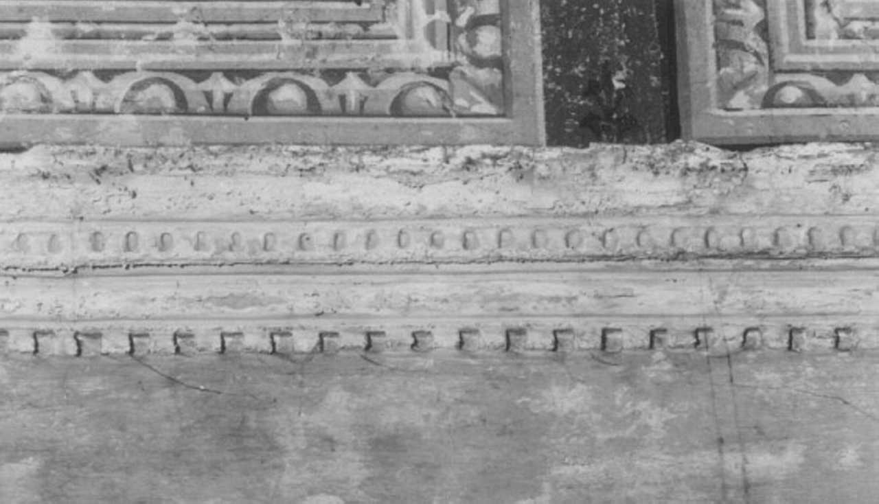 cornice architettonica - ambito veneto (sec. XVI)