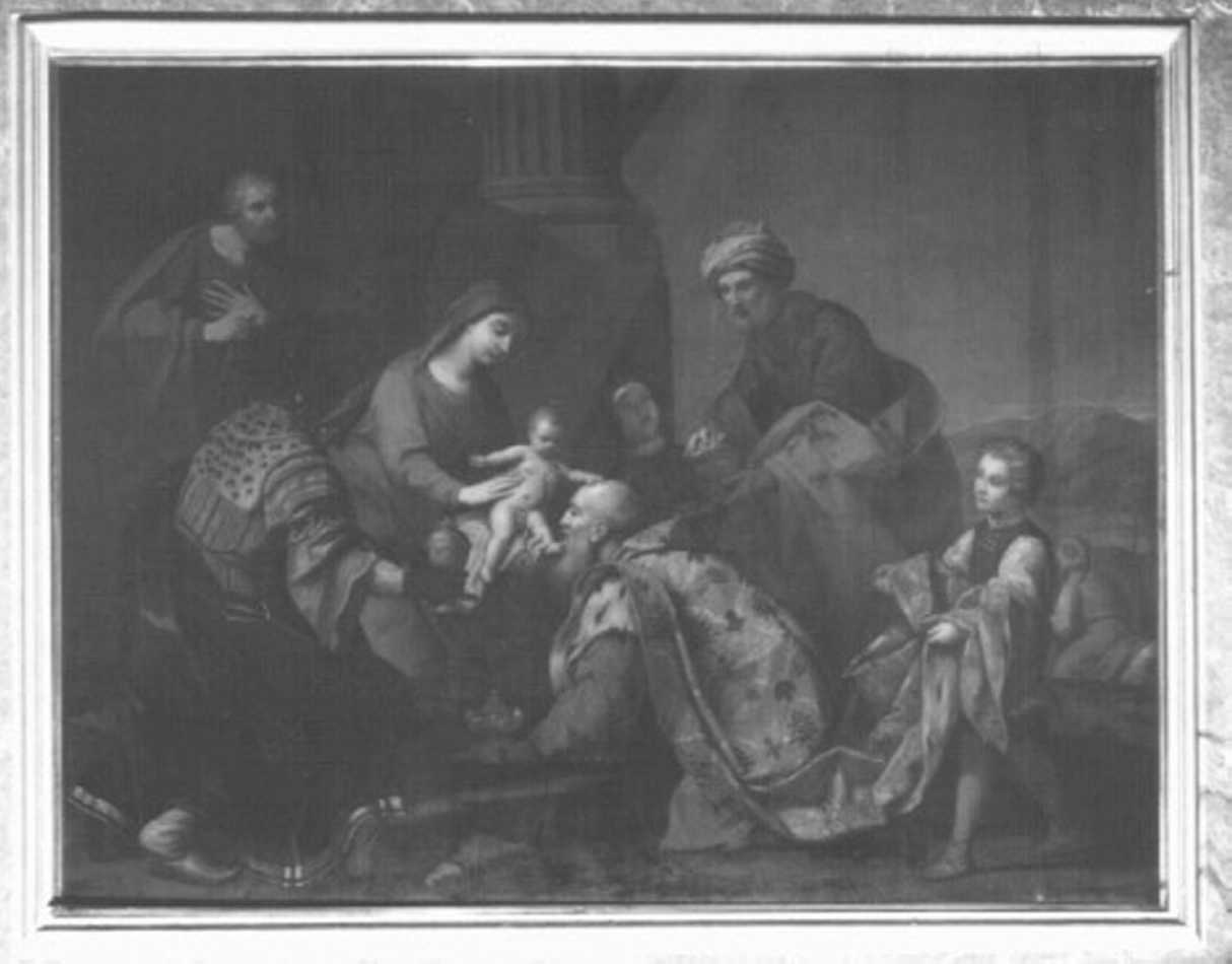 adorazione dei Re Magi (dipinto) - ambito veneto (secc. XVII/ XVIII)