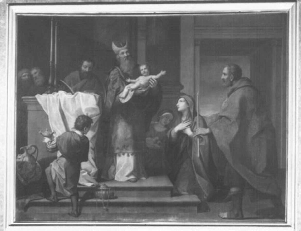 presentazione di Gesù al tempio (dipinto) - ambito veneto (secc. XVII/ XVIII)