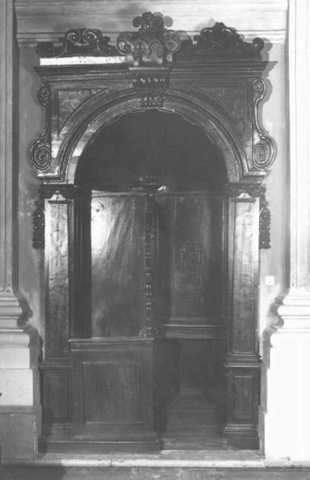 confessionale - ambito veneto (seconda metà sec. XVII)