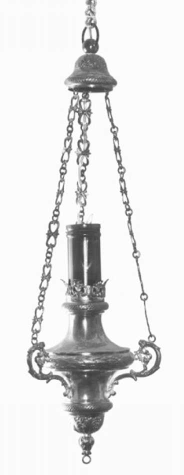 lampada pensile - ambito veneto (prima metà sec. XIX)