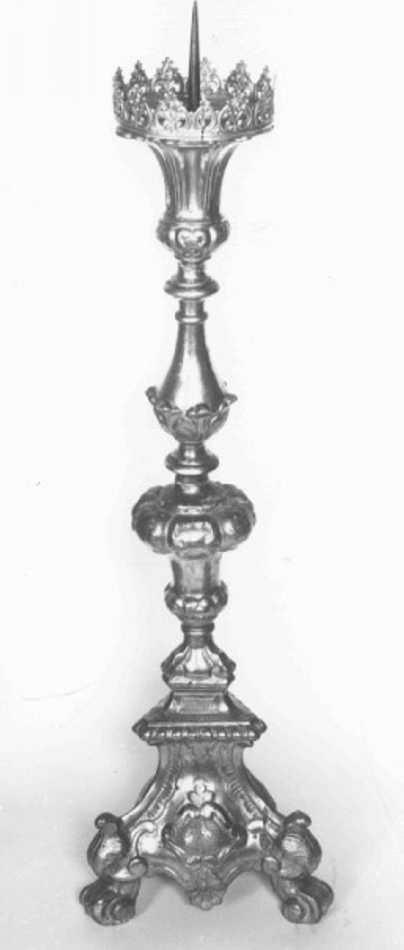 candeliere - ambito veneto (sec. XVIII)