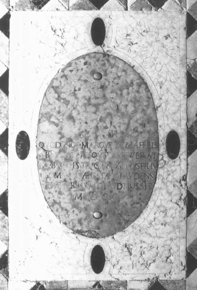 lastra tombale - ambito veneto (seconda metà sec. XVII, sec. XVIII)