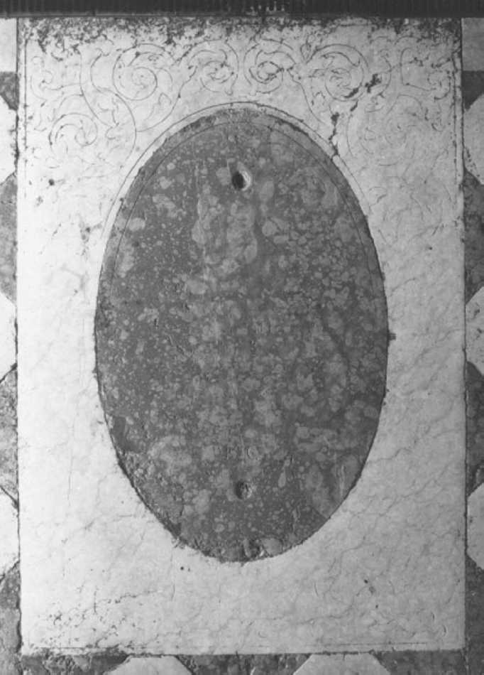 lastra tombale - ambito veneto (seconda metà sec. XVII, sec. XVIII)