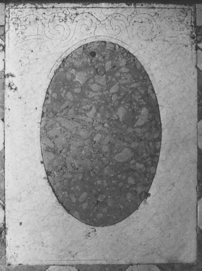 lastra tombale - ambito veneto (seconda metà sec. XVII)