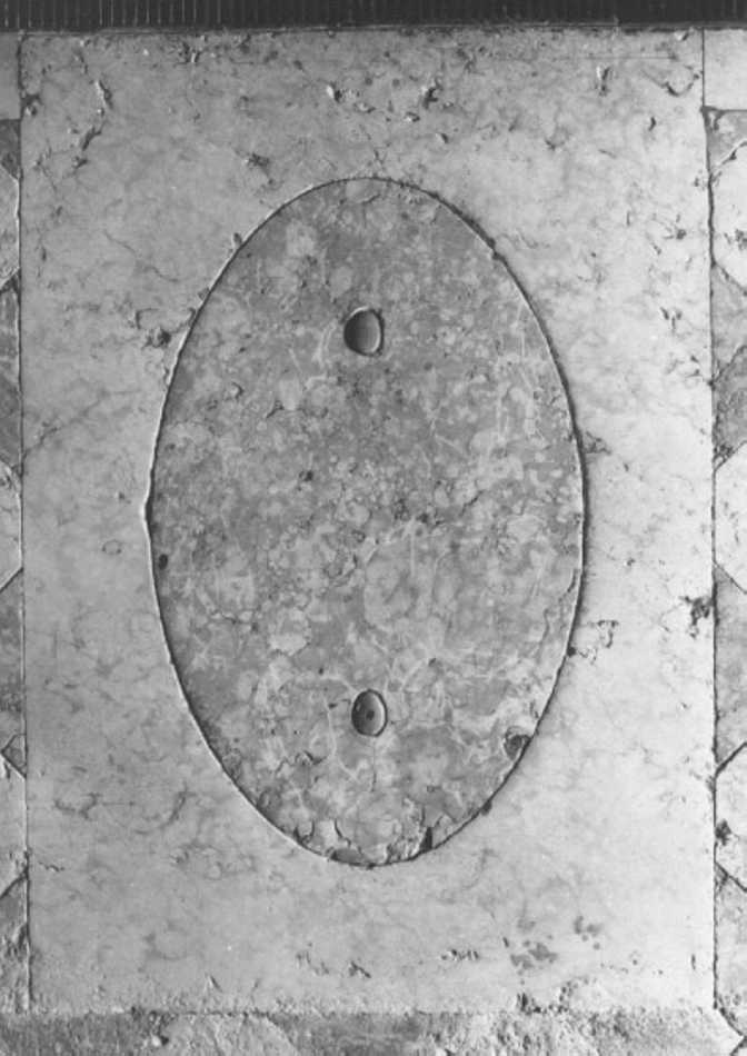 lastra tombale - ambito veneto (seconda metà sec. XVII)