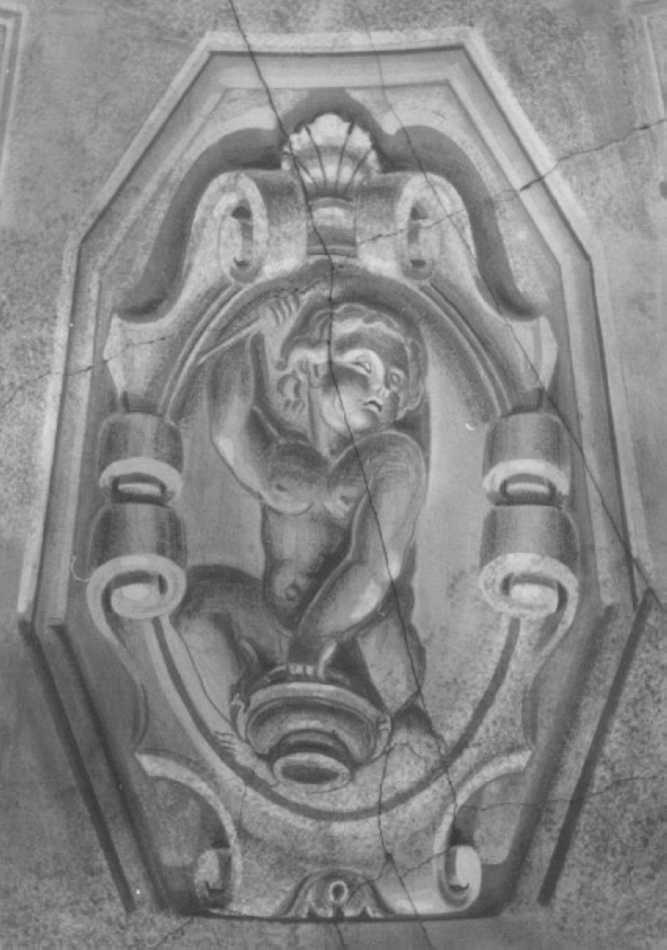 angelo (dipinto, elemento d'insieme) - ambito veneto (sec. XIX)