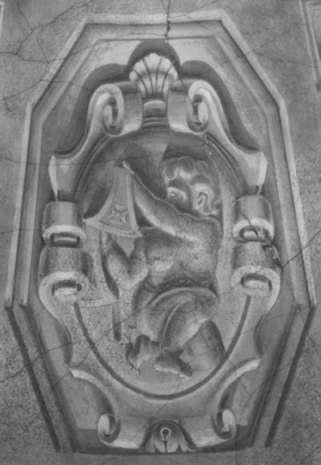 angioletto con stola (dipinto, elemento d'insieme) - ambito veneto (sec. XIX)