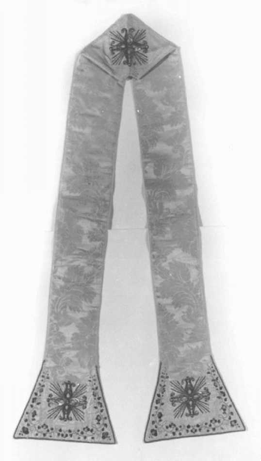 stola, elemento d'insieme - manifattura italiana (sec. XX)