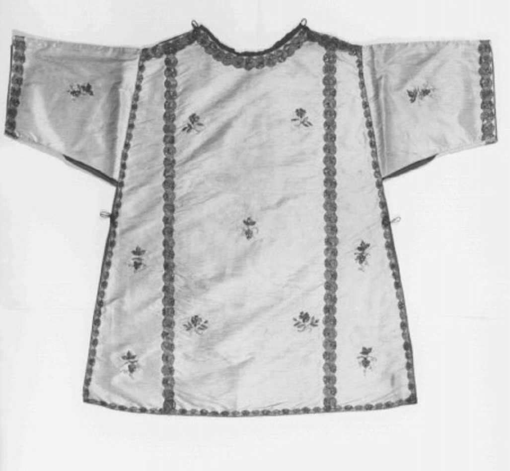 tunicella, elemento d'insieme - manifattura italiana (secc. XVIII/ XIX)