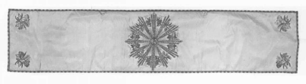 velo omerale - manifattura italiana (prima metà sec. XIX)