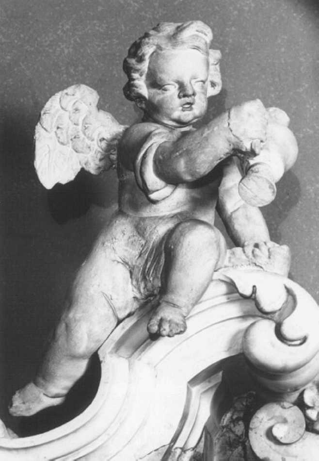 angioletto con brocca (statua, elemento d'insieme) di Aglio Domenico detto Gobbo (inizio sec. XVIII)