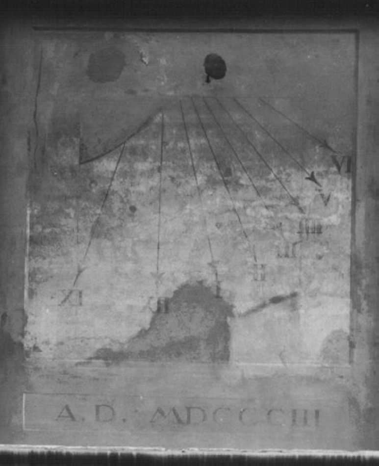 meridiana (dipinto) - ambito veneto (sec. XIX)