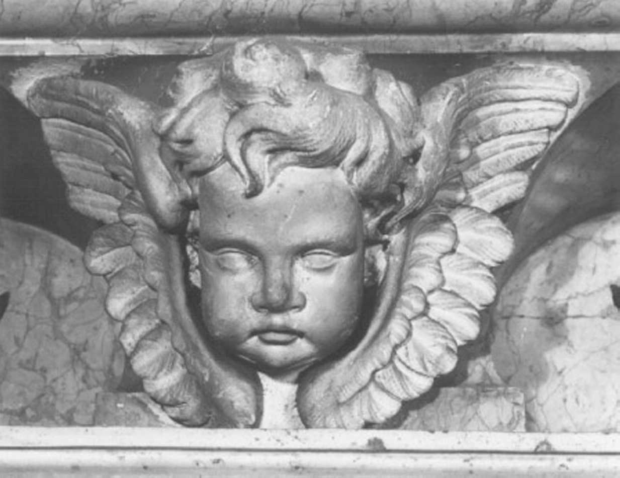 cherubino (scultura, elemento d'insieme) di Tomezzoli Domenico (attribuito) (seconda metà sec. XVII)