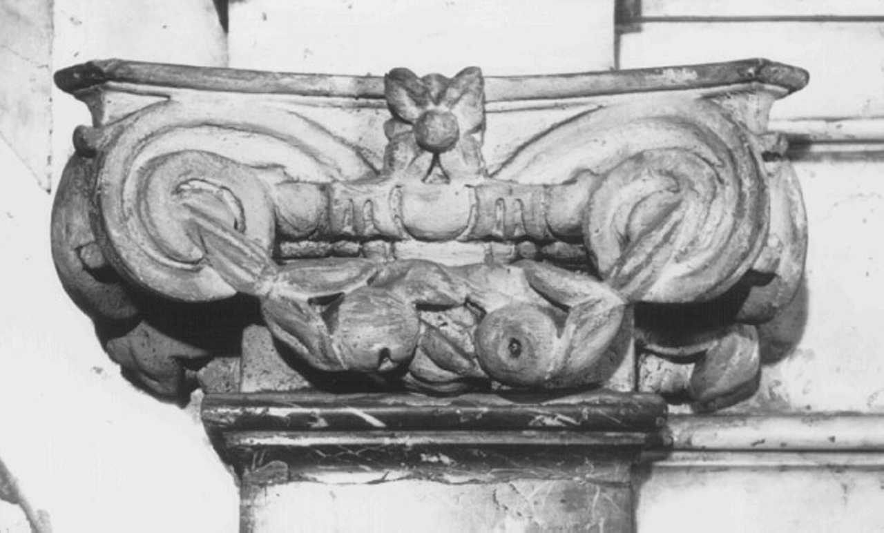 capitello, elemento d'insieme di Tomezzoli Domenico (attribuito) (seconda metà sec. XVII)
