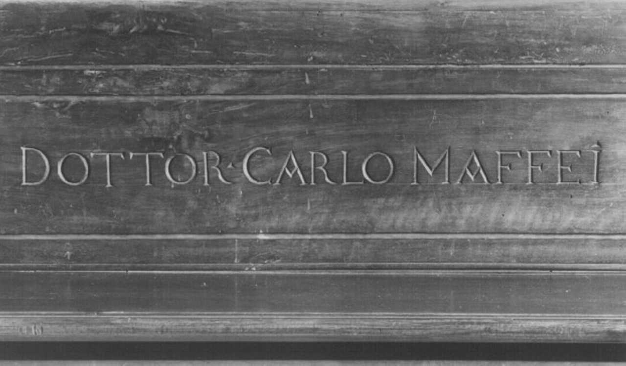 banco da chiesa, elemento d'insieme - produzione veneta (prima metà sec. XVIII)