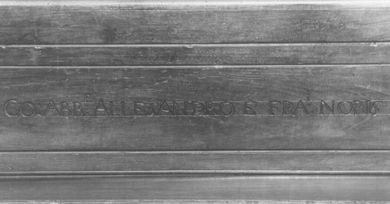 banco da chiesa, elemento d'insieme - produzione veneta (prima metà sec. XVIII)