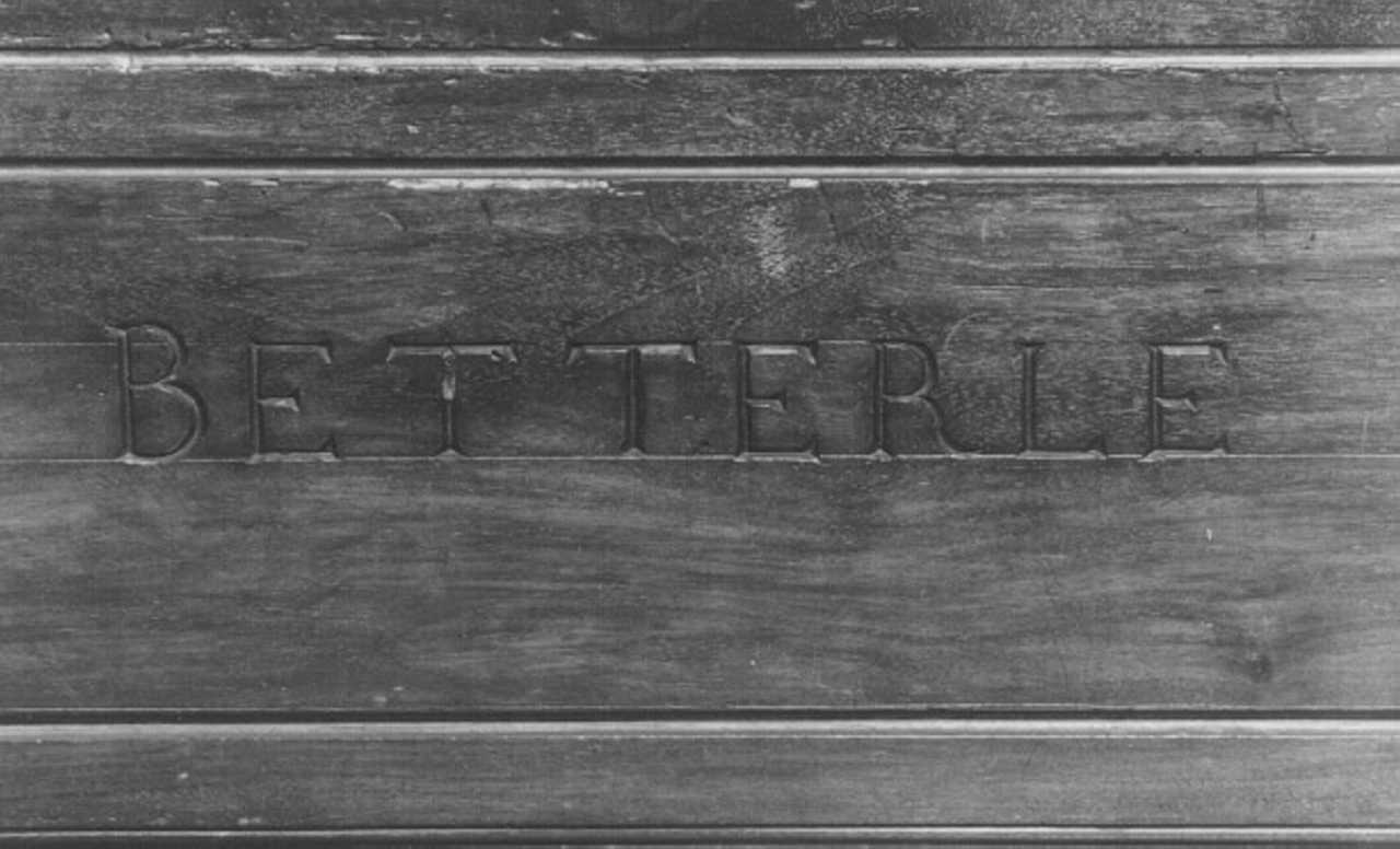 banco da chiesa, elemento d'insieme - produzione veneta (prima metà sec. XVIII)