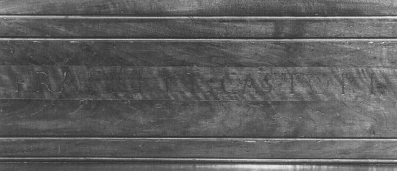 banco da chiesa, elemento d'insieme - produzione veneta (prima metà sec. XVIII)