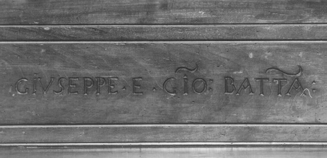 banco da chiesa, elemento d'insieme - produzione veneta (prima metà sec. XVIII)