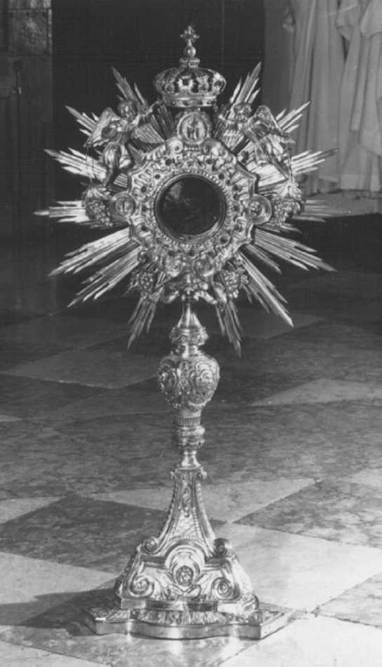 ostensorio di Ditta Carezzato Giovanni (terzo quarto sec. XIX)