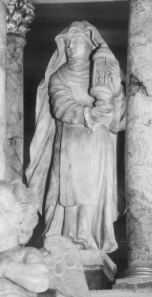 Santa Chiara (statua, elemento d'insieme) di Marinali Angelo (attribuito) (ultimo quarto sec. XVII)